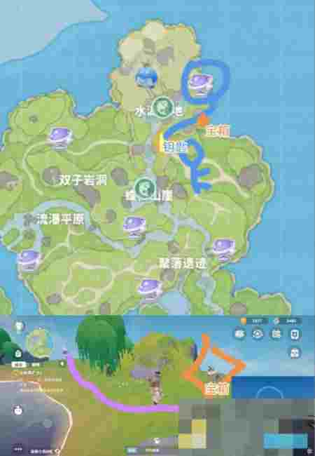 《米姆米姆哈》溪柳小岛钥匙和宝箱获取指南
