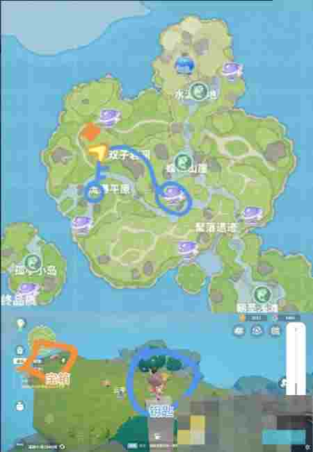 《米姆米姆哈》溪柳小岛钥匙和宝箱获取指南