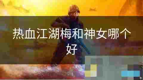 热血江湖梅与神女角色对比分析哪个角色更适合你