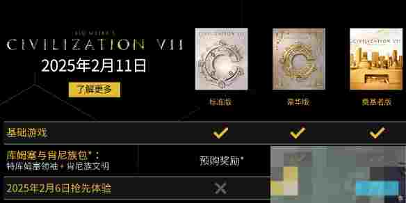 文明7豪华版与奠基者版区别对比分析