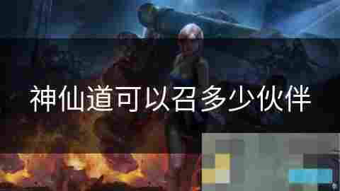 神仙道游戏召唤伙伴数量揭秘