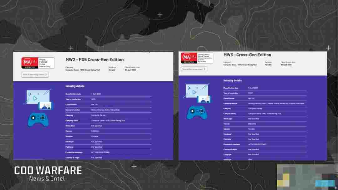PS3经典游戏使命召唤6和8现代战争系列或将登陆PS5平台