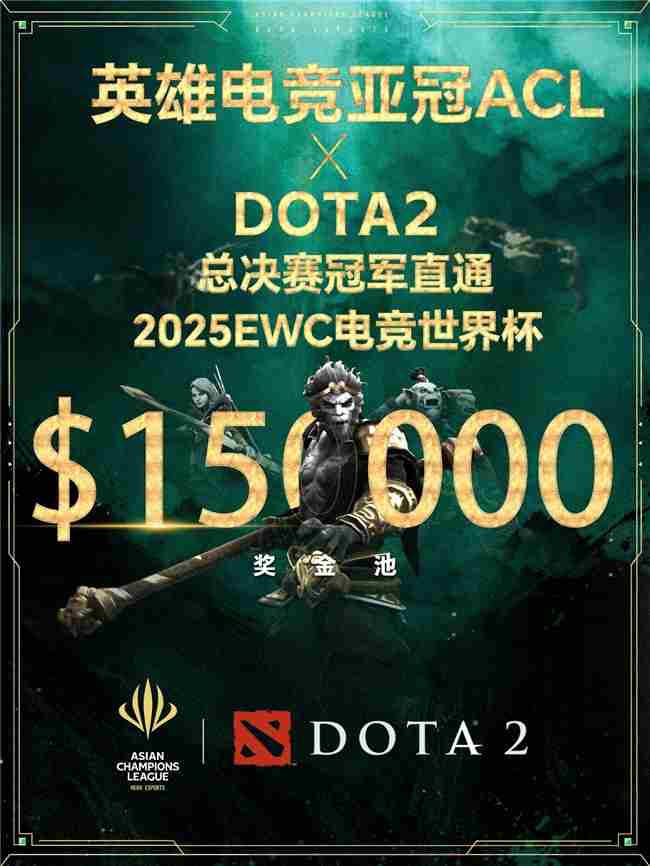 英雄亚冠ACL DOTA2大奖15万美元EWC直通赛开战