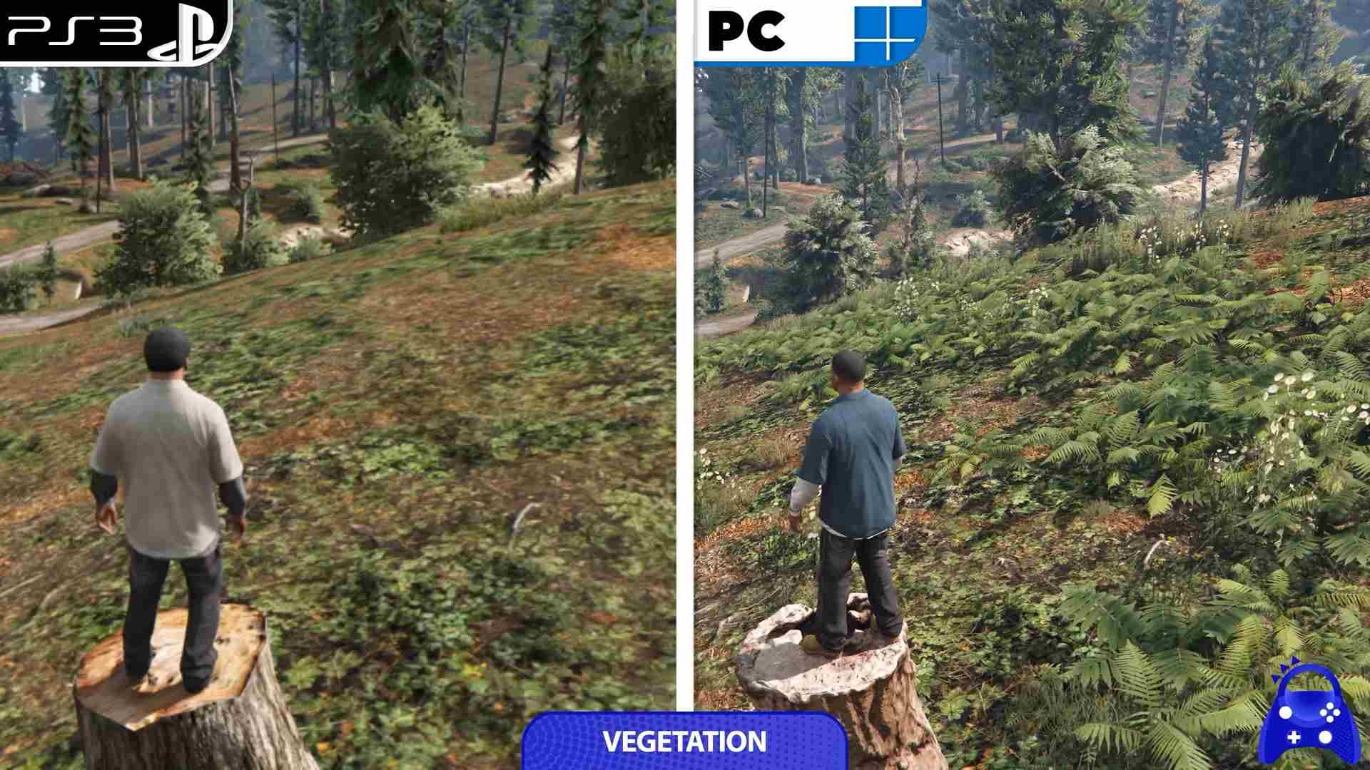 给他爱5增强版对比PS3原版场景光影升级显著