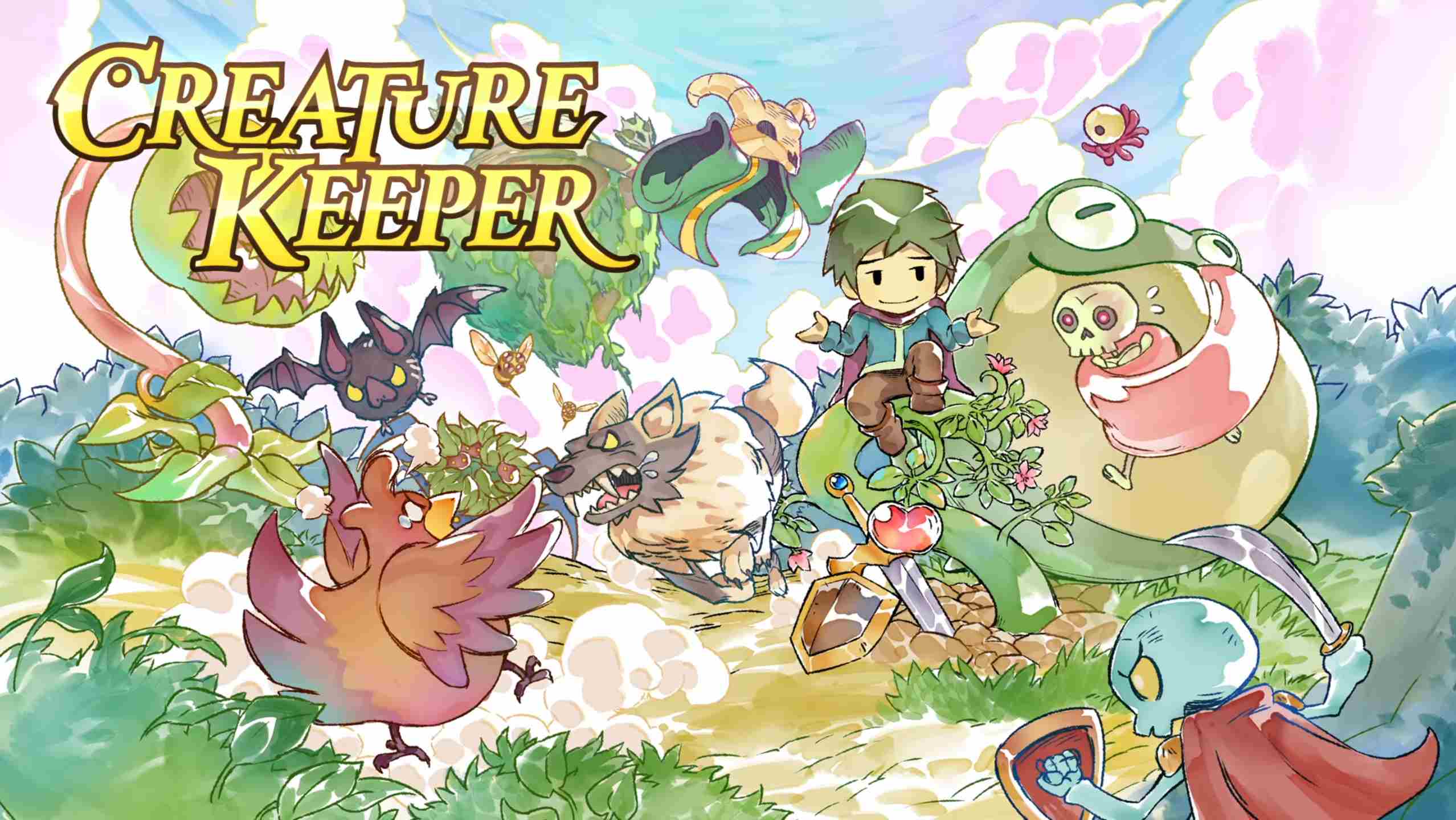 像素风怪物驯养游戏生物驯养师5月Steam上线