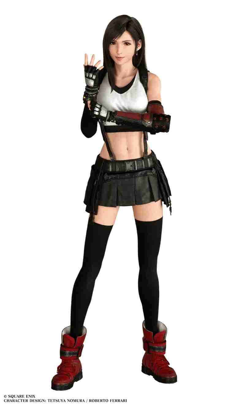 FF7蒂法新建模彰显战斗待命状态