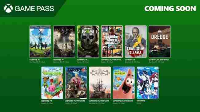 GamePass4月下旬更新33号远征队领衔上线