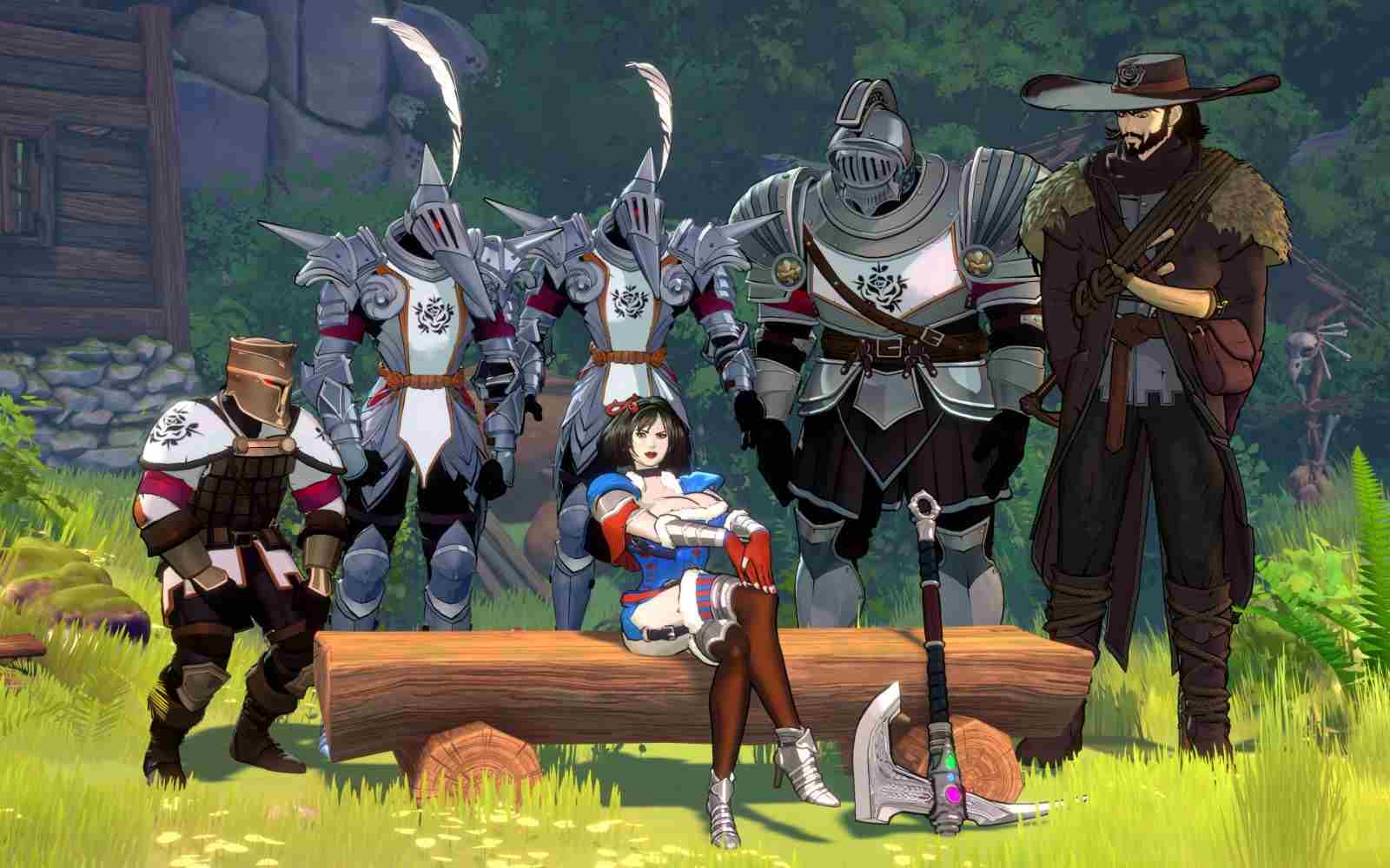 SwordsAndSlippers经典截图五男一女站位介绍