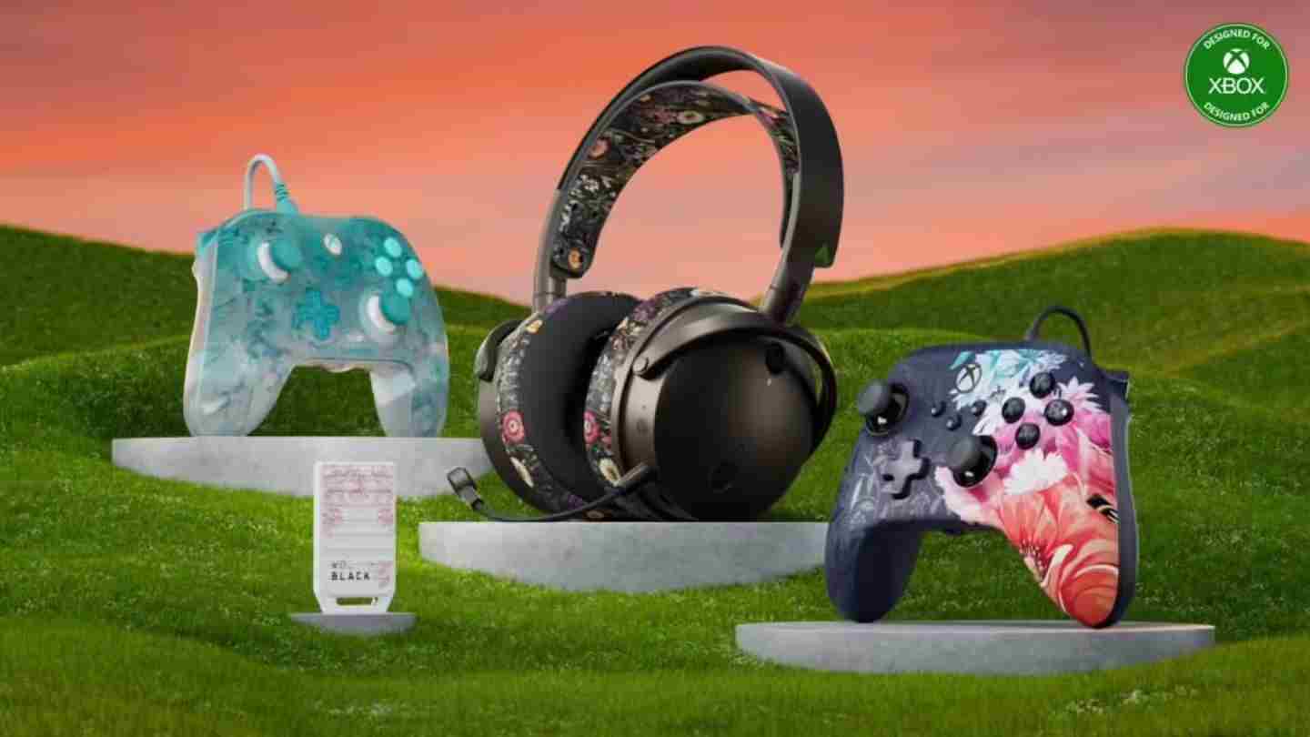 微软推出Xbox花卉系列套装含手柄耳机存储卡