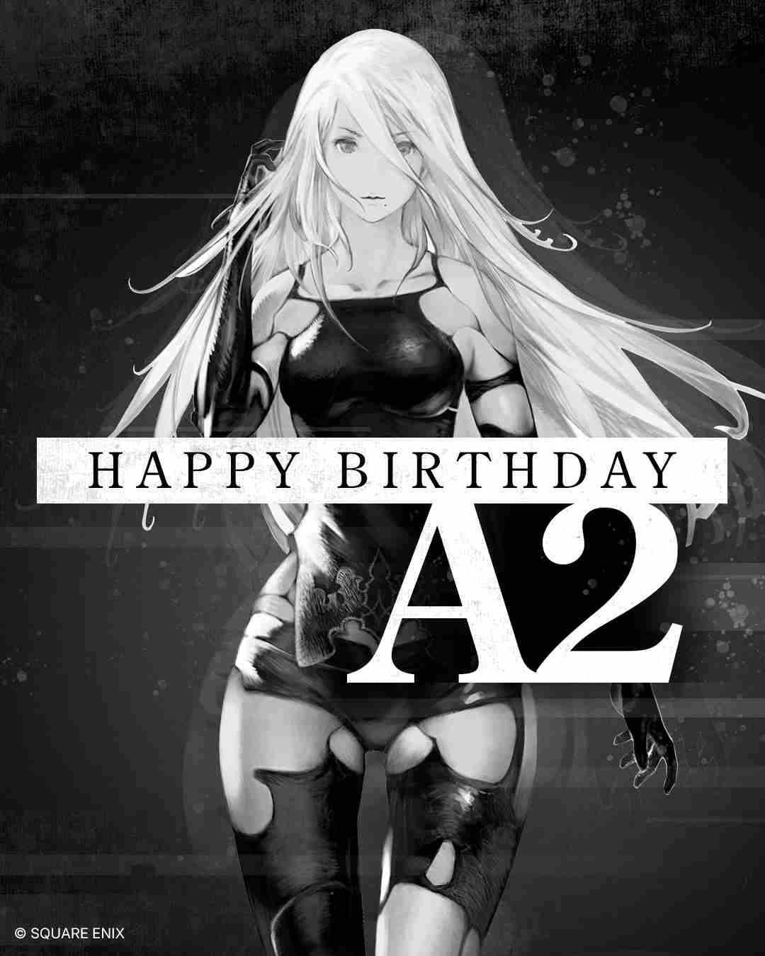 尼尔机械纪元A2生日贺图曝光破洞黑丝抢眼