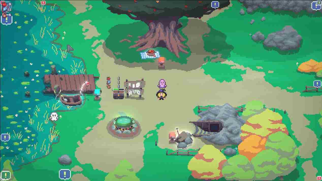 Steam热门像素风RPG魔釜小女巫正式上线
