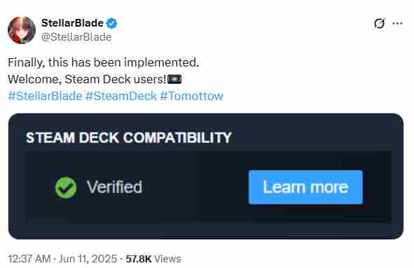 剑星游戏支持SteamDeck实现躺玩新体验