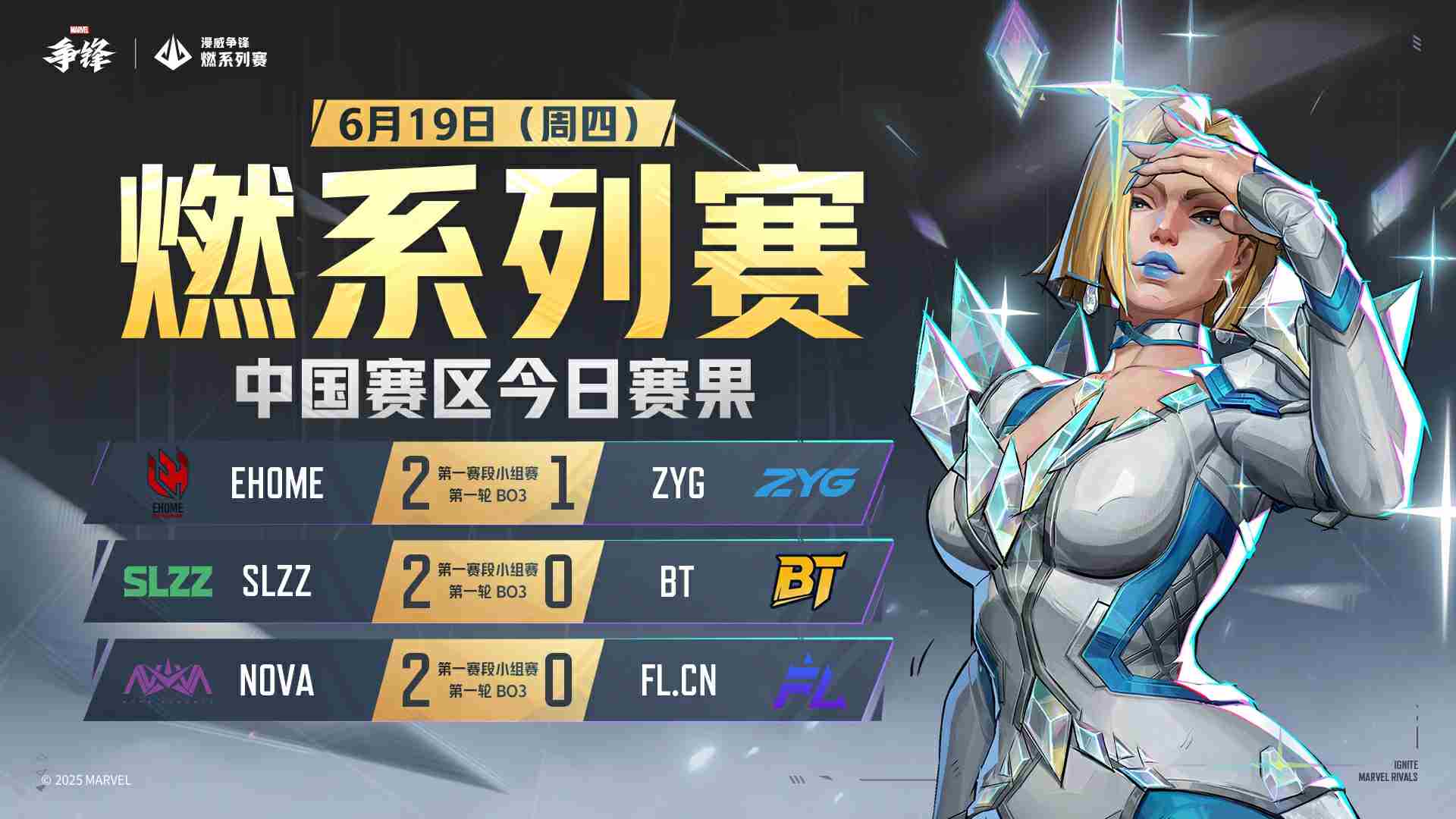 漫威争锋燃系列赛中国赛区首周小组赛精彩落幕