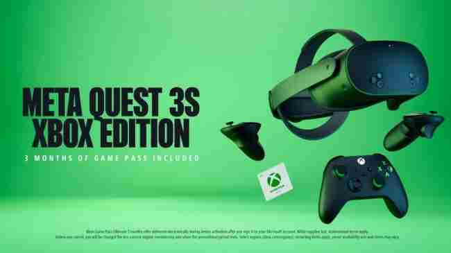XboxMeta联合发布Quest3S限量版VR套装