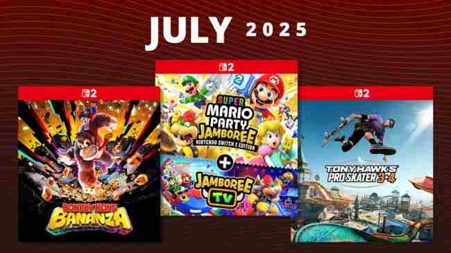 Switch2七月新作盘点咚奇刚领衔多款游戏上映