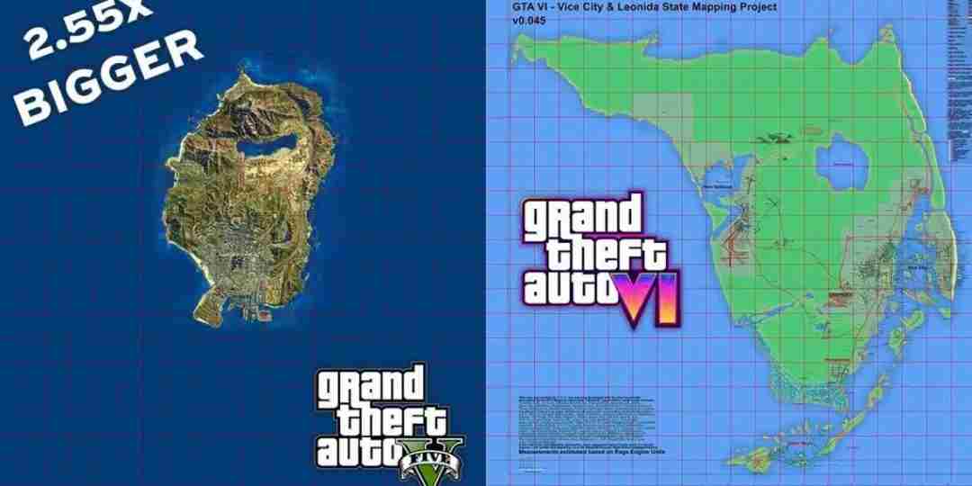 GTA6地图曝光佛罗里达飞地详情