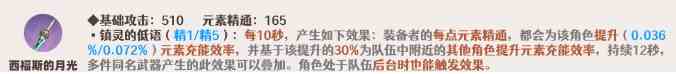原神枫原万叶武器哪个好