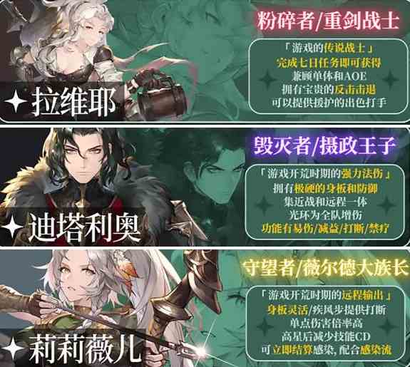 铃兰之剑SSR角色哪些厉害