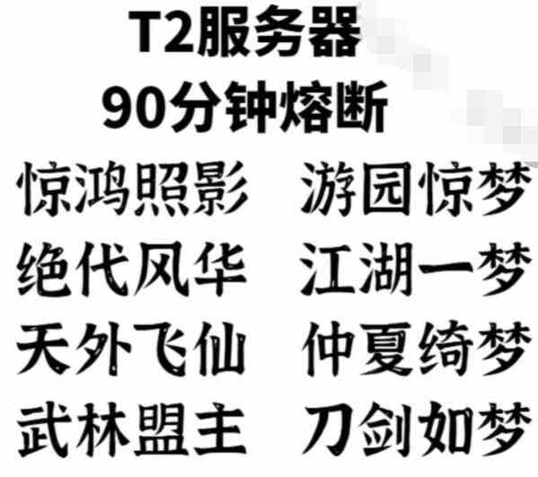 T2服务器
