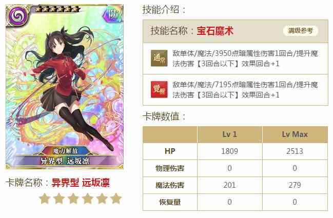 乖离性百万亚瑟王魔力解放异界型远坂凛评测[多图]图片2