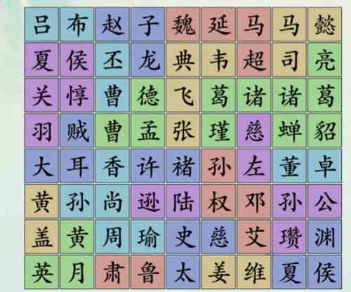 《沙雕的日常》三国名将连接三国人物通关攻略