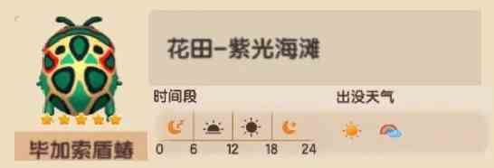 《心动小镇》毕加索盾蝽捕捉位置