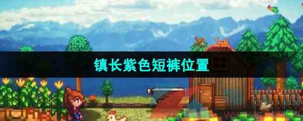 《星露谷物语》镇长紫色短裤位置