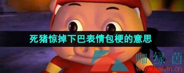 《抖音》死猪惊掉下巴表情包梗的意思介绍