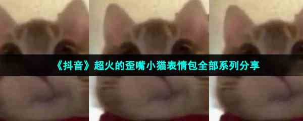 《抖音》超火的歪嘴小猫表情包全部系列分享