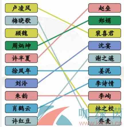 《汉字找茬王》连线主角CP通关攻略