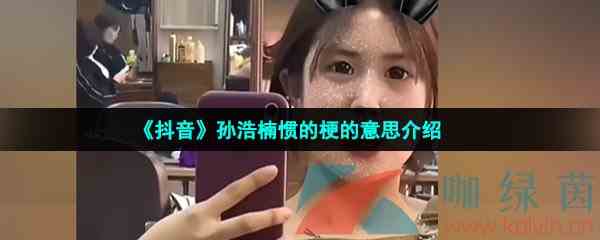 《抖音》孙浩楠惯的梗的意思介绍