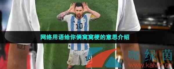 网络用语给你俩窝窝梗的意思介绍