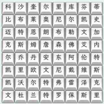 文字找茬大师篮球巨星2怎么过 篮球巨星2连上篮球巨星名字通关攻略图1