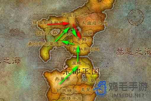 《魔兽世界》辛特兰前往方法