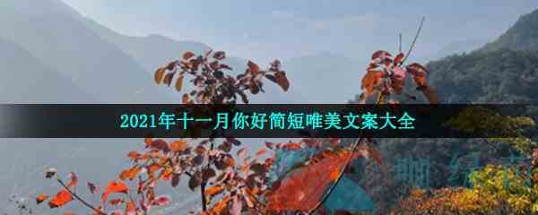 2021年十一月你好简短唯美文案大全