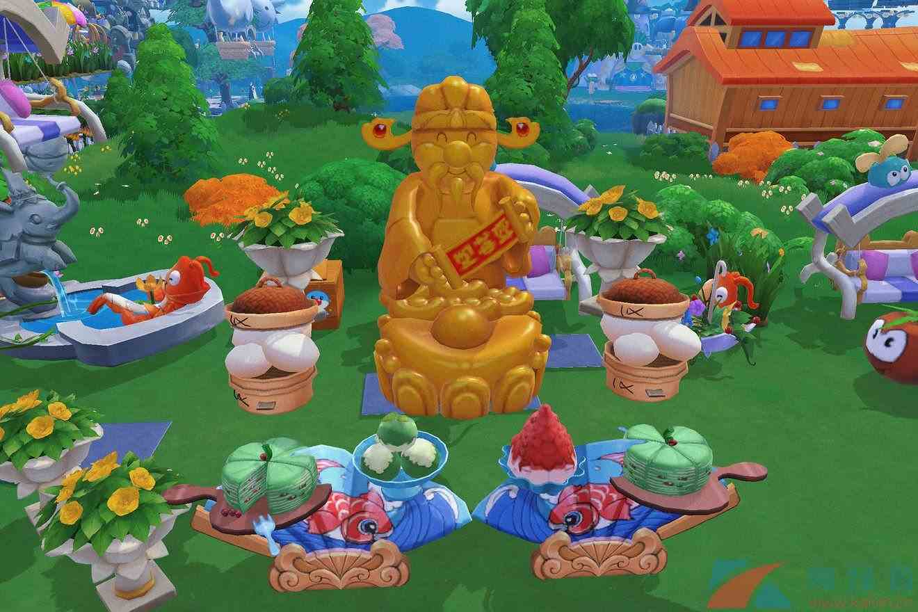《摩尔庄园手游》夏日风装修大盘点