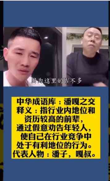 《抖音》潘嘎之交梗意思出处介绍