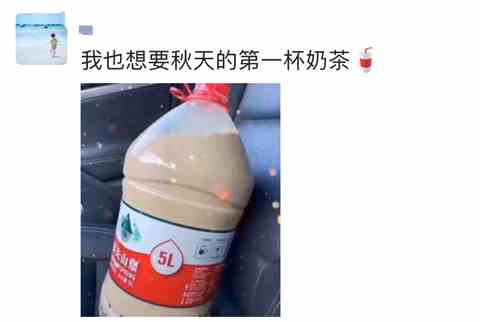 《抖音》秋天的第一杯奶茶文案分享