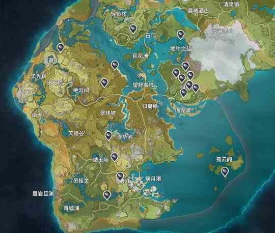 《原神》夜泊石图鉴