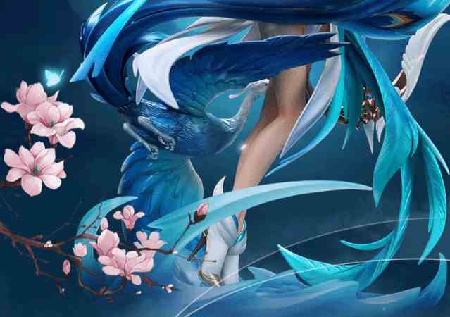 《王者荣耀》世冠纪念手办-虞姬云霓雀翎