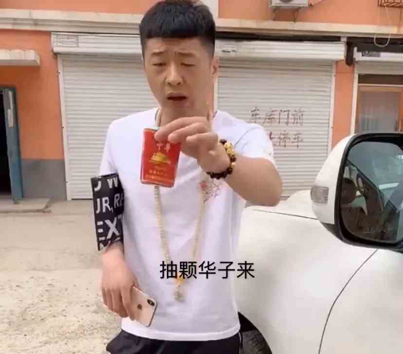 抖音李会长街溜子抽华子表情包大全