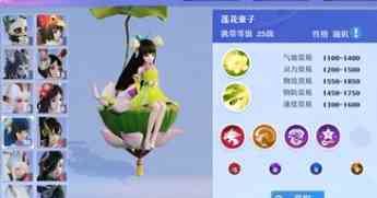 《梦幻新诛仙》莲花童子资质介绍