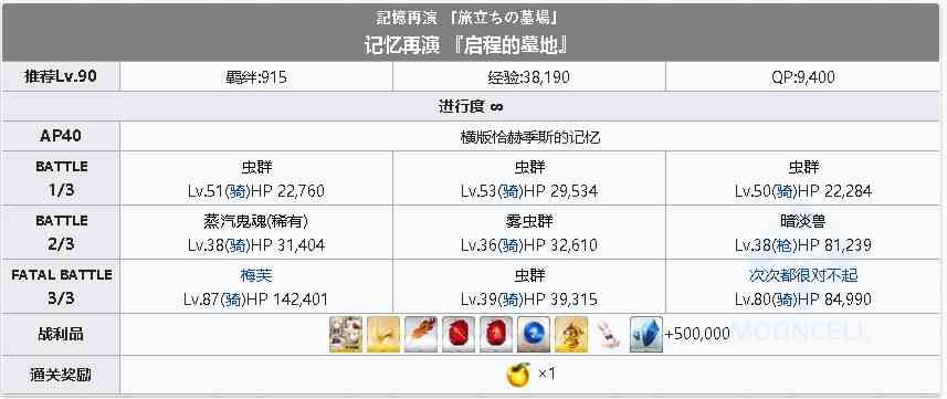 《FGO》淑女莱妮丝事件簿自由本横版恰赫季斯的记忆攻略