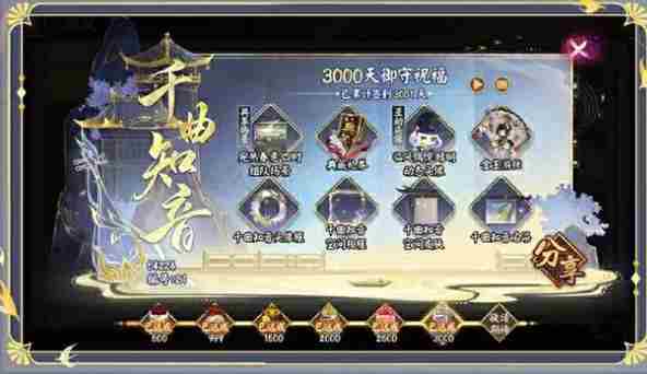 《阴阳师》3000天签到成就介绍