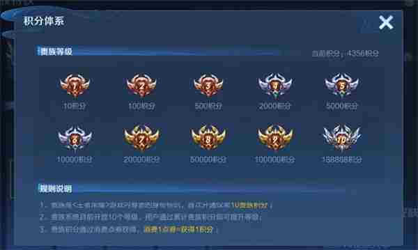王者荣耀v10要充多少钱 王者荣耀v1到v10价格表2024介绍