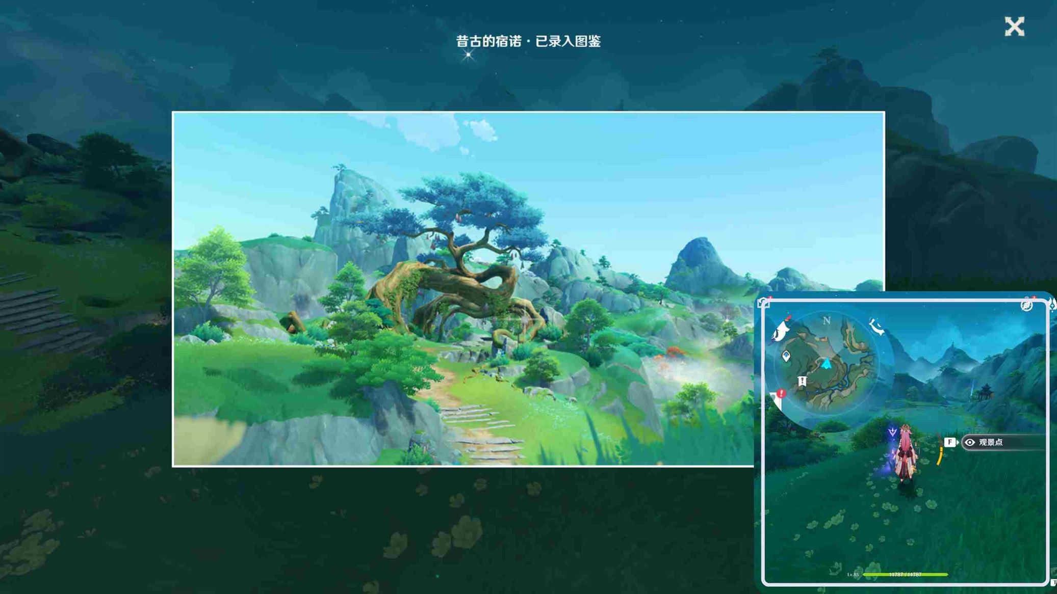 原神沉玉谷地区观景点位置在哪