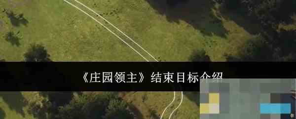 《庄园领主》结束目标介绍