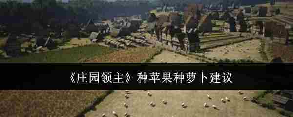 《庄园领主》种苹果种萝卜建议