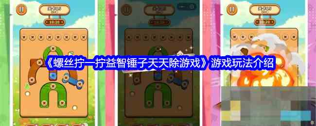 《螺丝拧一拧益智锤子天天除游戏》游戏玩法介绍