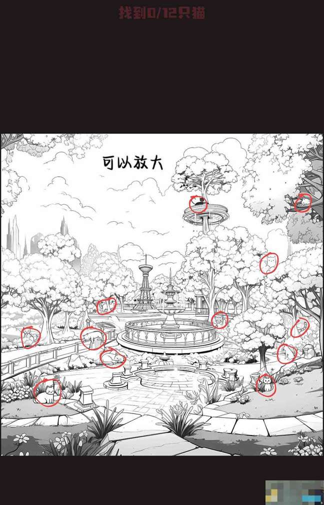 猫咪位置示意图